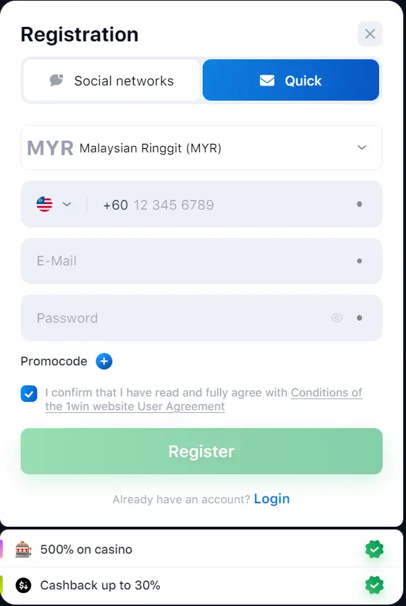 1win Malasya Registration 1win Malasya Registration